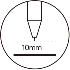 10mm reading height